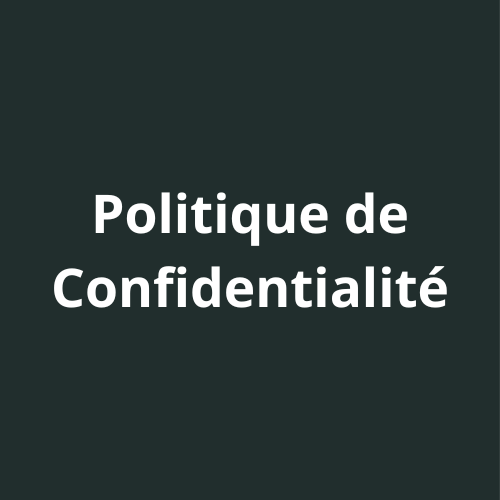 Politique de confidentialité